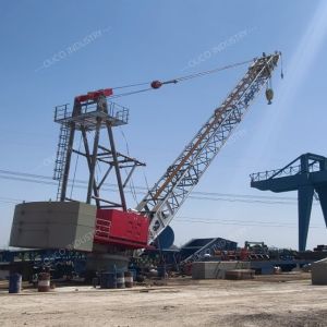 8T45M Diesel Engine Lattice Boom Crane