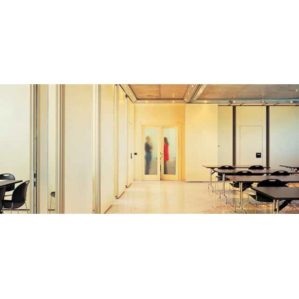 Customized Wooden Acoustic Movable Partition Walls For Artgallery / Office