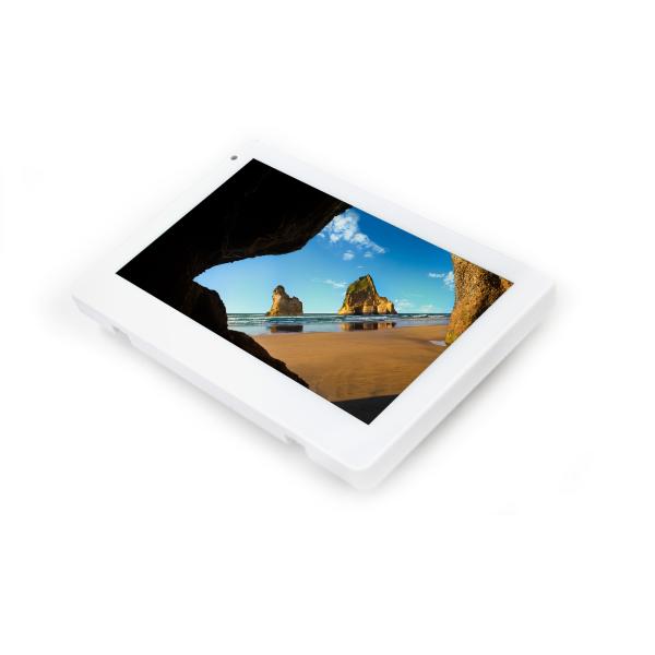In Wall Flush Mount 7 Inch POE Tablet Android OS NFC Reader LED For Meeting Room