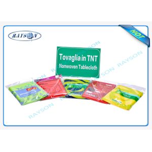 Spun - Bonded 70Gsm Polypropylene Non Woven Tablecloth TNT Waterproof
