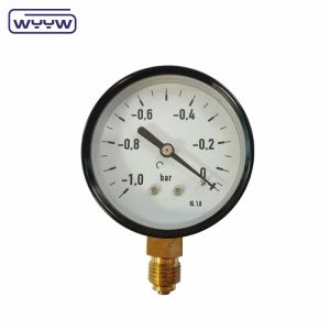 Vacuum Compound Pressure Gauge Manometer Bottom Mounting