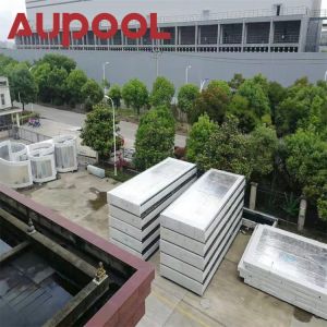 Modern Prefabricated Pool House Container with Clear/Transparent Material