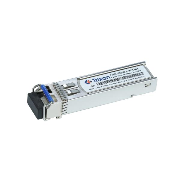Buy TSB-GE03-35DIR 1.25Gbps GBE Bidirectional SFP Transceiver Module, DDMI, 3km,T-1310nm R-1550nm，Industrial at wholesale prices
