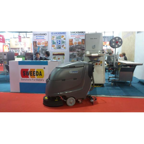 Manual Commercial Floor Cleaning Equipment Dual Brush 13 Inch Technological