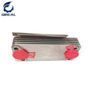 Quality Diesel engine spare part metal 4990291 ISF3.8 oil cooler for sale