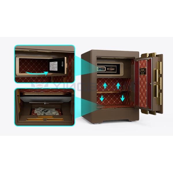 H580mm Solid Steel Luxury Smart Safe Box For Security YB/ZY-58
