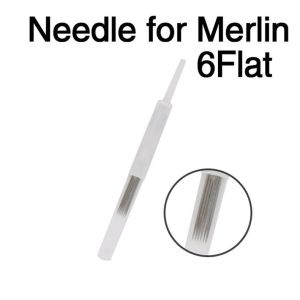 1R Permanent Makeup Eyebrow Needles / 1 Prong Round Mosaic Needle