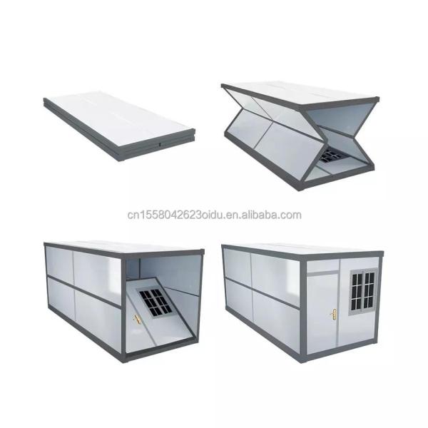 50/75/100mm Wave Sandwich Panel 20ft Flat Packaging Quick Folder Container Trailer for Your B2B Needs