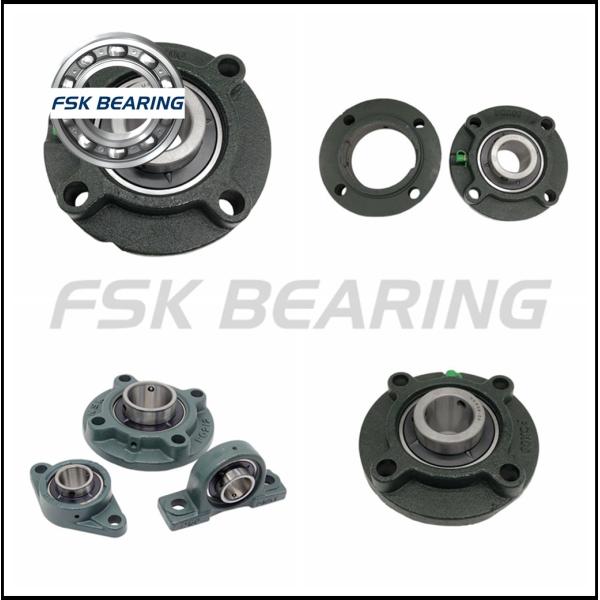 FSKG Brand UKP217+H2317 Pillow Block Mounted Bearings 75*187*310 mm With Adapter Sleeve