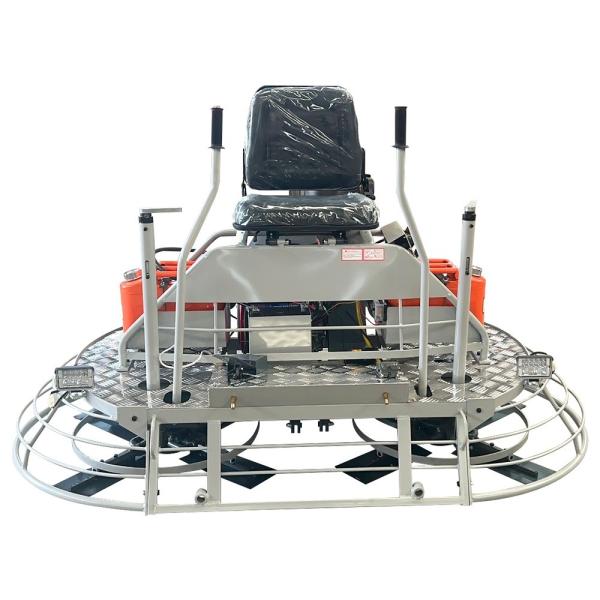 Buy 2019*1040*1250mm Driving Type Troweling Machine HQ-100W 410KG Concrete Helicopter Concrete Power Trowel at wholesale prices