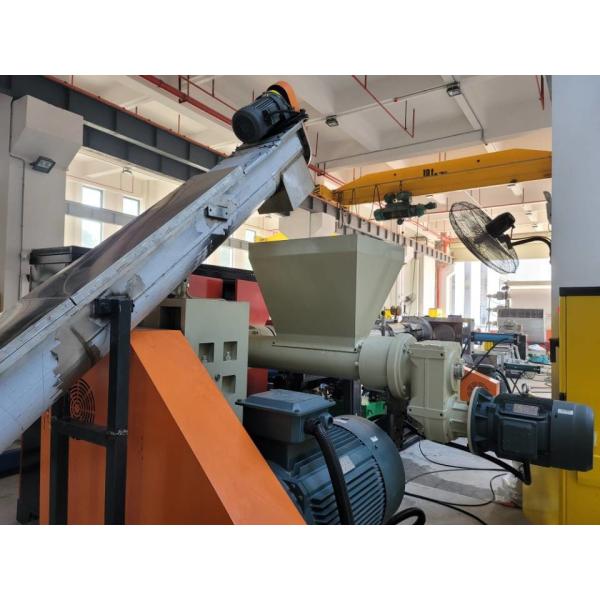 Two Stages PE / PP / HDPE / LDPE Film / Bag / Woven Bag / Non Woven / Fiber Granulating Line