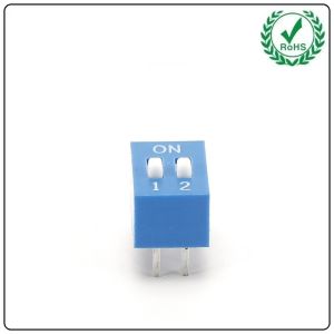 Quality 24VDC 8 Position Waterproof Dip Switch 2P Single Pole Single Throw 2.54 Pitch for sale