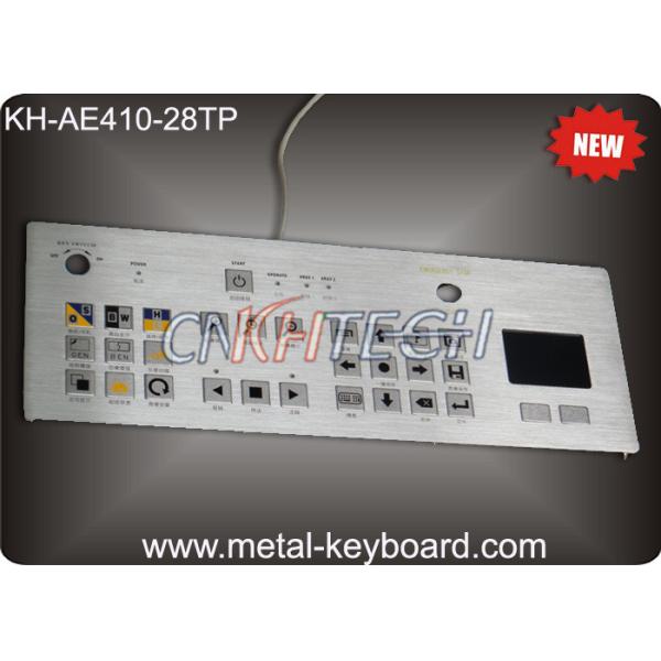 Touchpad 28 Keys Industrial Metal Keyboard Flat Matrix Square Buttons