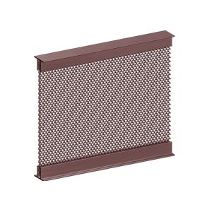 1.2 x 10mm Aluminum Colored Decoraive Metal Coil Drapery For Wire Mesh Shower