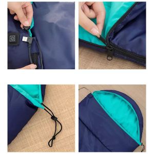 Graphene Electric Heater Appliances Sleeping Bag Waterproof Nylon Material ODM