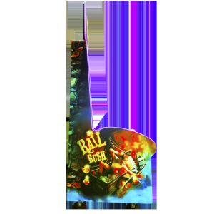 Coin Operated Rail Rush Lottery Ticket Redemption Machine Indoor Amusement