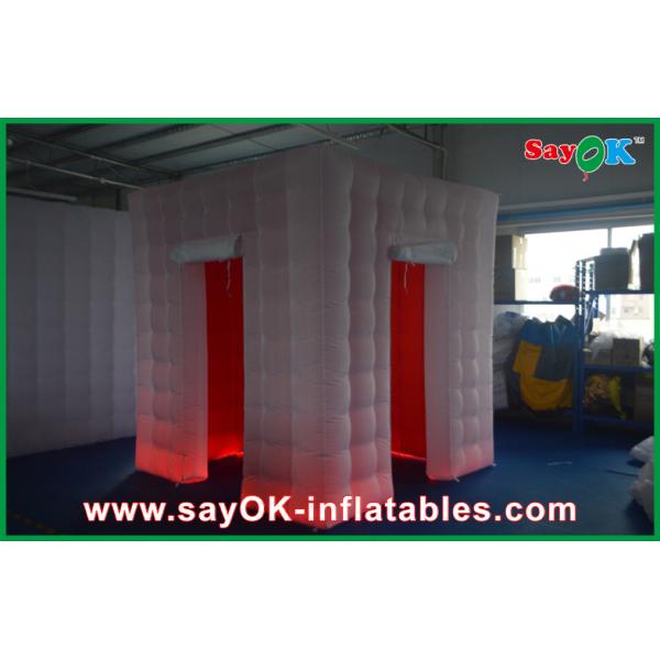 Photo Booth Led Lights Eco - Friendly Inflatable Photo Booth , Wedding Decoration Photobooth Shell