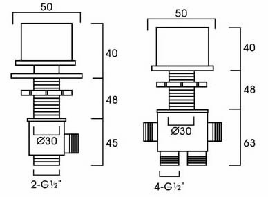 bathtub Faucet /bathtub switch ,mixer switch ,cold & hot water switch AHB-17