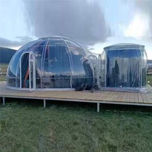 Outdoor Camping Transparent Bubble Tents Lightweight UV Protection