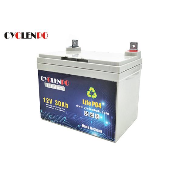 Lighting Lifepo4 Lithium Battery Long Cycle With Overcharge Protection Large