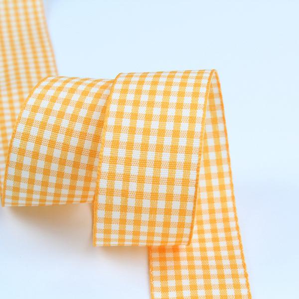 Buy 2.5cm Polyester Plaid Ribbon for Gift Packing and Chocolate Box Ribbon Bow Decoration at wholesale prices