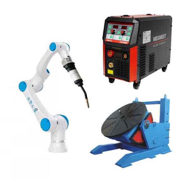Buy PLC Control 6 Axis Cobot Robot CNGBS-G10 Robotic Arm Welding With Megmeet DM350 Welder at wholesale prices