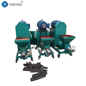 Rod Coal Charcoal Making Machine Briquetting Extruder Forming Press