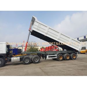 Three Axle Front 50 Ton Sinotruk Dump Truck For Sand Transport