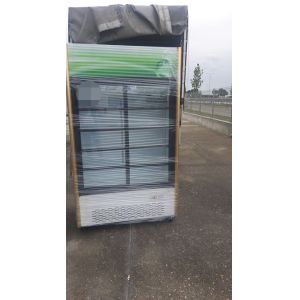 Commercial Double Glass Door Display Freezer Sliding Beverage