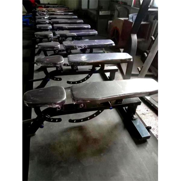 Commercial Adjustable Weight Bench Press Gym Equipment Free Weights Bench for Indoor Use Metal Material