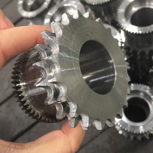 m1 spur gear wheel 56 teeth and duplex 08-2b 22t roller chain sprocket