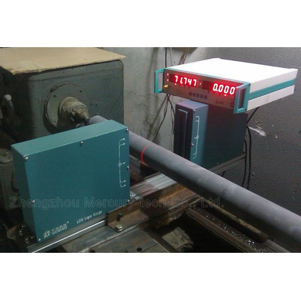 Laser Diameter Measuring Gauge , Axis And Rubber Roller Diameter Testing