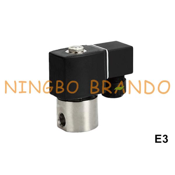 2 Way NC 304 Stainless Steel Solenoid Valve For Water Air Gas 1/8'' 1/4'' 24V