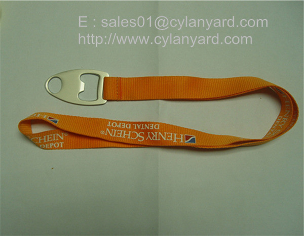 Custom print polyester lanyard with detachable release buckle
