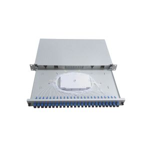 12FO Rack Mount 1u 24fibers Splicing Patch Panel