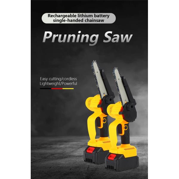 Portable Electric Power Chainsaw JYH-CS10 Li-battery Mini Wireless for Home Wooden Tree