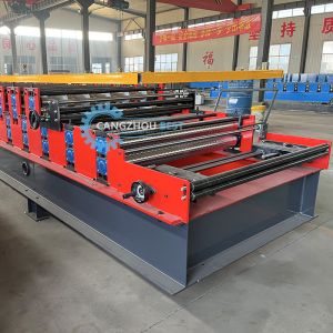 Automatically PLC Control Steel Profile Double Layer Roofing Sheet Roll Forming