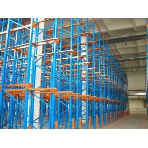 Steel Q235 Drive In Pallet Racking Custom Industrial Rack Shelving