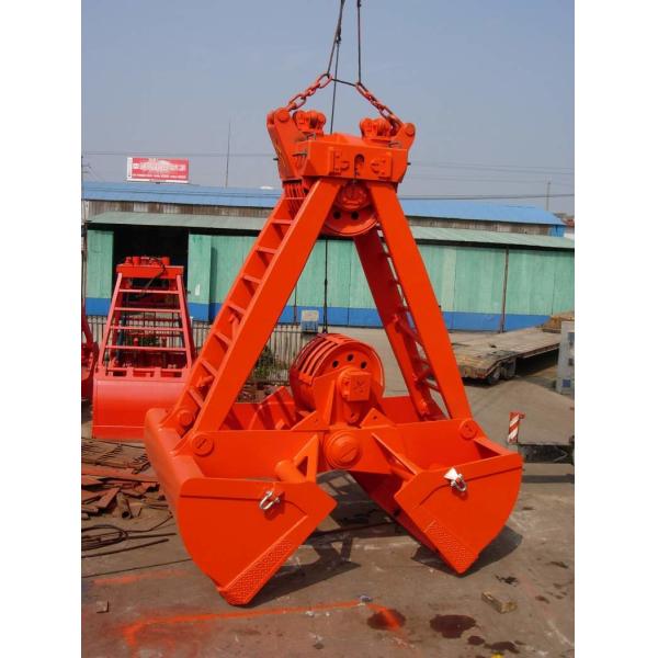 0.5m³ - 10m³ Four Rope Grab Bucket Mechanical Dredging Energy Efficient