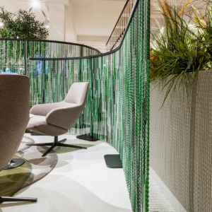 Modern Rust Proof Metal Chain Curtain Room Divider Fire Resistant