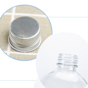 350ml 500ml Flat Coffee Glass Drink Bottles With Screw Cap