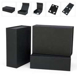 Collapsible Clothes Packaging Box Debossing Kraft Paper Gift Box Handmade