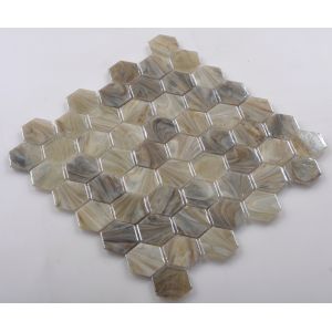 Latest Glazed Mosaic Tile with Hexagon Shape