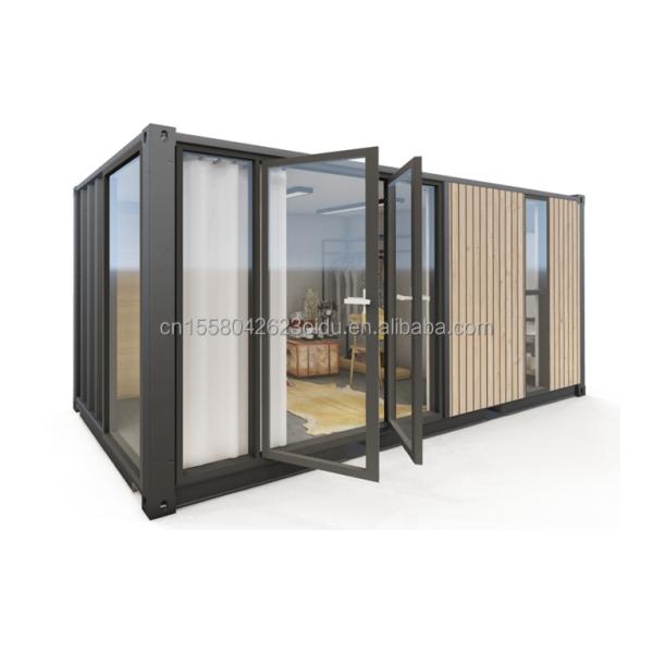 Aluminum Alloy Windows Expandable Wooden Container House for EU 20ft 40ft Modern Design Outdoor Hotel and Vocation