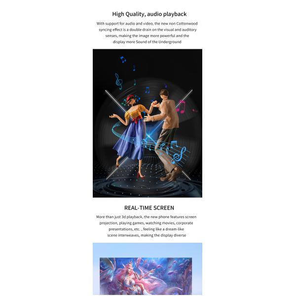 Advertising Strategy With 52cm Hologram Fan 512P Resolution And 4 Blades