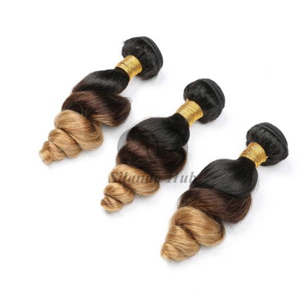 #T1B/4/27 Loose Wave Remy Human Hair Bundles Sew In Weave Bundles Brazilian Bundle Deals