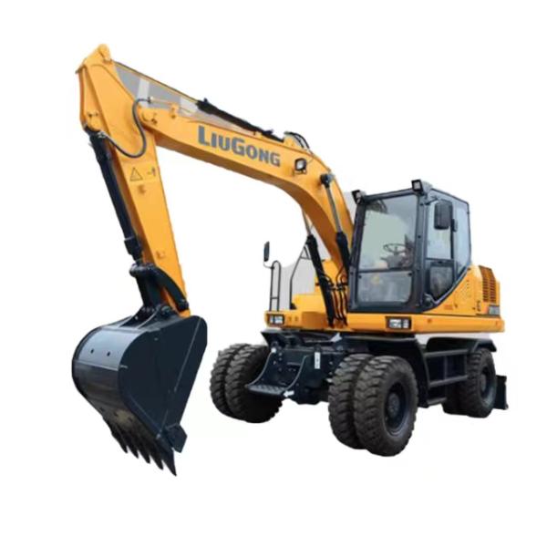 W915E 15 Ton Digger Used Wheel Excavator 0.58m3 Capacity Second Hand Excavator