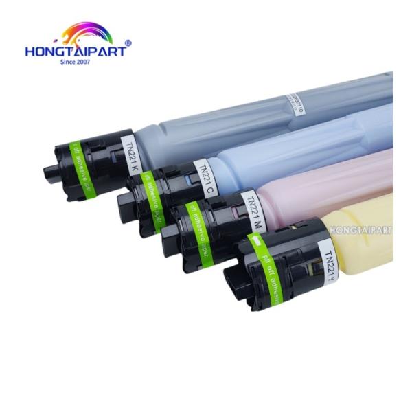 TN221 A8K3130 A8K3230 A8K3330 A8K3430 TN-221K TN-221Y TN-221C TN-221M ColorToner Cartridge for Konica Minolta Bizhub C227 C287 C7528 Office Printer