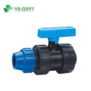 Equal Connection PP Compression Fitting PP True Union Ball Valve for Irrigation