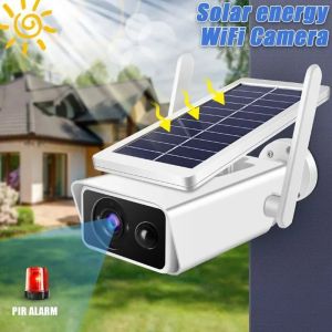 Solar Security Camera Outdoor 360 Degree Motion Detection And Siren Wireless